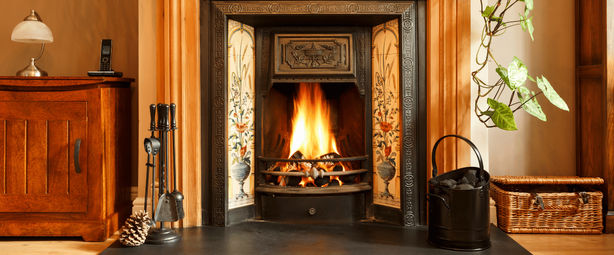 victorian fireplace