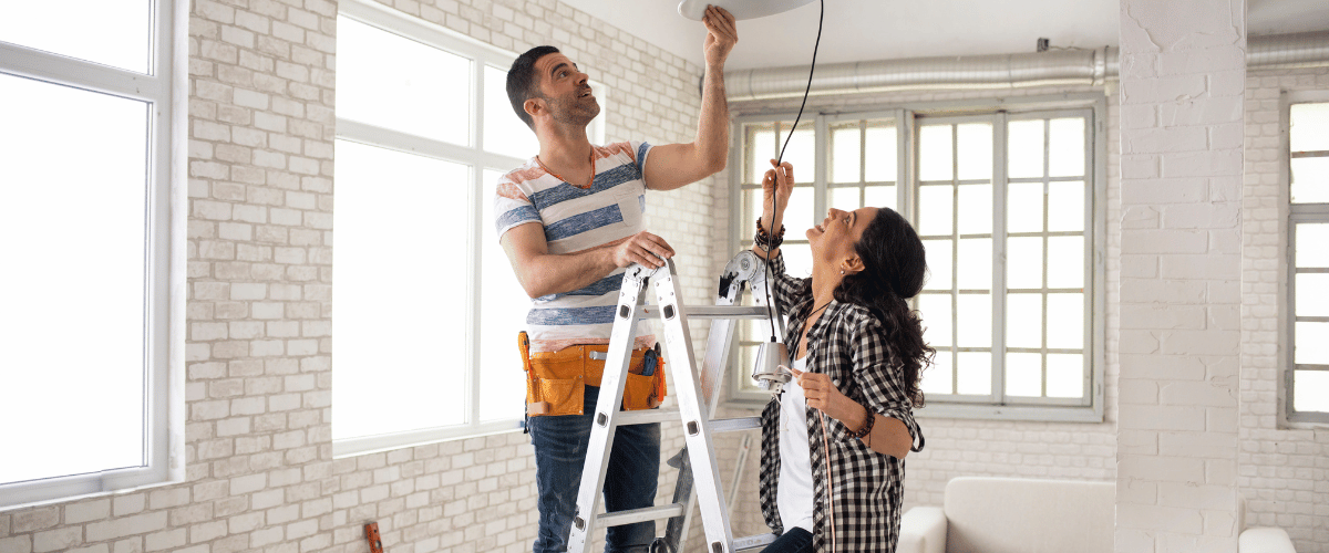 couple home renovation